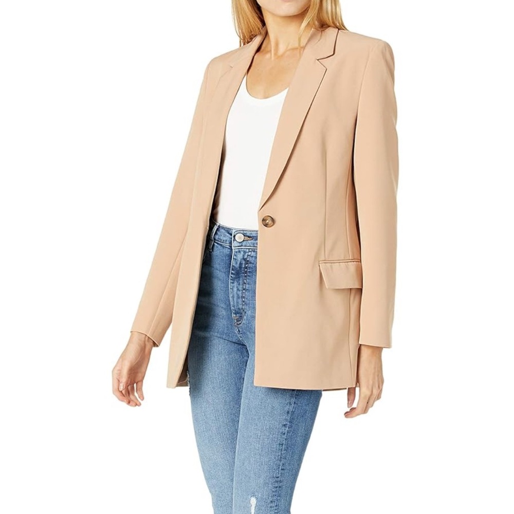The Drop Women's Blake Long Blazer (Praline)